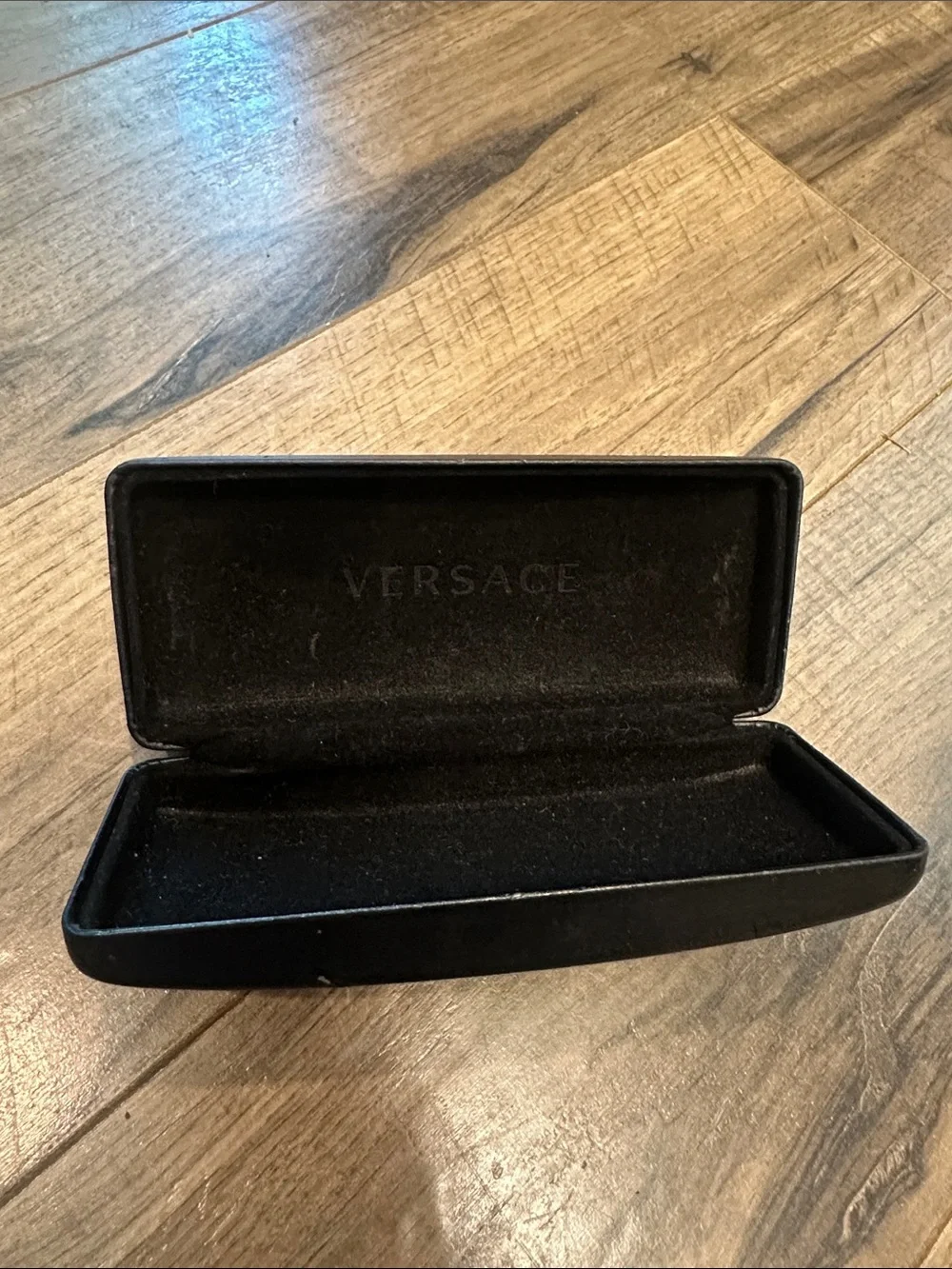 Versace Black and Gold Eyewear Case